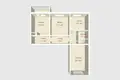 Apartamento 3 habitaciones 70 m² Druzhny, Belarús