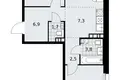 Apartamento 3 habitaciones 60 m² poselenie Sosenskoe, Rusia