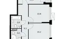 3 room apartment 70 m² poselenie Sosenskoe, Russia