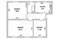 3 room apartment 73 m² Brest, Belarus