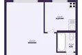 1 room apartment 30 m² Minsk, Belarus