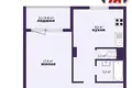 Квартира 1 комната 43 м² Минск, Беларусь