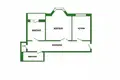 Apartamento 2 habitaciones 55 m² Minsk, Belarús