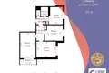 Квартира 3 комнаты 67 м² Минск, Беларусь