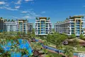 Жилой комплекс Новая резиденция на берегу моря с собственным пляжем и 5-звездочным отелем в живописном районе, Турклер, Аланья, Турция