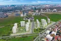 Complexe résidentiel New residence with a swimming pool, green areas and a fitness center close to a highway, Istanbul, Turkey