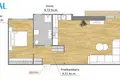 Apartamento 2 habitaciones 52 m² Kaunas, Lituania