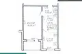 Квартира 1 комната 34 м² Минск, Беларусь