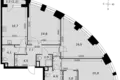 Appartement 3 chambres 105 m² Moscou, Russie