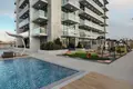 Complejo residencial New Violet Tower Residence with a swimming pool and a lounge area close to Dubai Marina and Downtown Dubai, JVC, Dubai, UAE