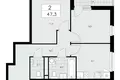 Квартира 2 комнаты 47 м² поселение Сосенское, Россия