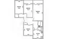 4 room apartment 81 m² Kamyanyets, Belarus