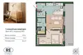 Wohnung 1 zimmer 51 m² Kaliningrad, Russland