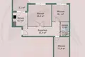 3 room apartment 60 m² Zhodzina, Belarus