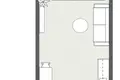 1 room apartment 29 m² Klaipėda, Lithuania