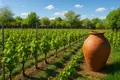 Unique family wine house with cellar, hotel rooms, vineyard and own wine brand. 