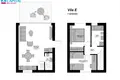 Appartement 3 chambres 57 m² Vilnius, Lituanie