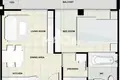 1 bedroom apartment 49 m² Bangkok, Thailand