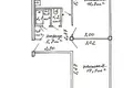 2 room apartment 56 m² Minsk, Belarus