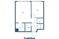 Wohnung 2 zimmer 36 m² in Kouvola sub region, Finnland