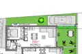 Wohnung 2 zimmer 46 m² Kalyves Polygyrou, Griechenland