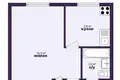 Apartamento 1 habitación 30 m² Saligorsk, Belarús