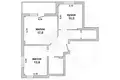 Квартира 2 комнаты 57 м² Брест, Беларусь