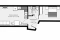 Квартира 2 комнаты 36 м² в Варшаве, Польша