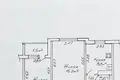 2 room apartment 52 m² Minsk, Belarus