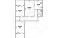 3 room apartment 63 m² Kobryn, Belarus