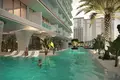  New residence Peace Lagoons with swimming pools, a water park and a spa center, Al Wadi, Dubai, UAE