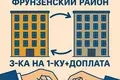 Appartement 3 chambres 49 m² Minsk, Bélarus
