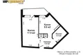 Wohnung 1 zimmer 38 m² Minsk, Belarus