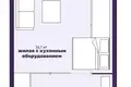 1 room apartment 46 m² Minsk, Belarus