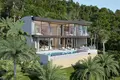 Complexe résidentiel New complex of luxury villas with swimming pools and panoramic sea views, 900 meters from the beach, Samui, Thailand