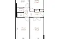 Квартира 3 комнаты 62 м² Марьина Горка, Беларусь