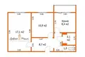Apartamento 2 habitaciones 52 m² Dzyarzhynsk, Belarús
