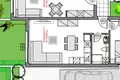 Appartement 2 chambres 46 m² Kalyves Polygyrou, Grèce