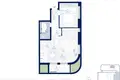 1 room apartment 27 m² Bratesici, Montenegro
