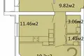 Квартира 2 комнаты 58 м² Смолевичи, Беларусь