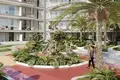 Complejo residencial New complex of furnished apartments Cove Grand with swimming pools, lounge areas and mini golf, Dubailand, Dubai, UAE
