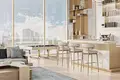Complejo residencial New complex of furnished apartments Cove Grand with swimming pools, lounge areas and mini golf, Dubailand, Dubai, UAE