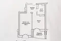 2 room apartment 46 m² Minsk, Belarus