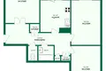 3 room apartment 66 m² Lida, Belarus