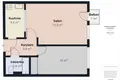 2 room apartment 38 m² Warsaw, Poland