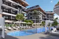 Mieszkanie 2 pokoi 53 m² Alanya, Turcja