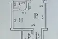 Wohnung 2 zimmer 49 m² Minsk, Belarus