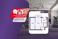 Apartamento 2 habitaciones 42 m² Saligorsk, Belarús