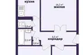 3 room apartment 54 m² Smarhon, Belarus