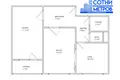 2 room apartment 59 m² Kopisca, Belarus